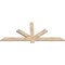 Ekena Millwork Kennewick Smooth Timber Gable Bracket, Douglas Fir, 60"W x 25"H x 1 1/2"D x 3 1/2"F, 10/12 Pitch GBW060X25X0204KEN00SDF - alternate 3
